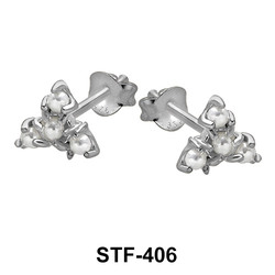 Stud Earring Glamour Pearl STF-406
